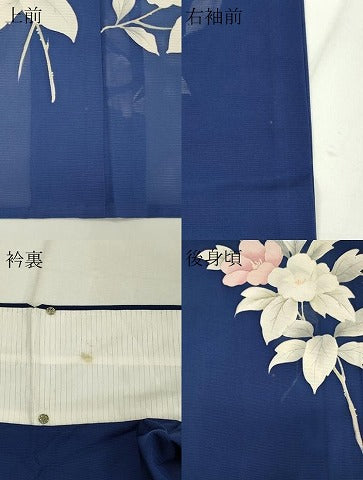 平和屋着物＊夏物 訪問着 絽 枝花文 正絹 逸品 未使用 CABB1719ou