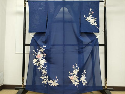 平和屋着物＊夏物 訪問着 絽 枝花文 正絹 逸品 未使用 CABB1719ou