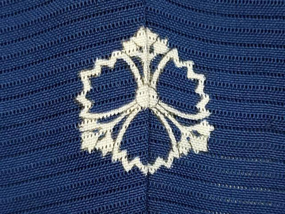 平和屋着物＊夏物 色無地 絽 瑠璃紺色 正絹 逸品 CABB1721ou