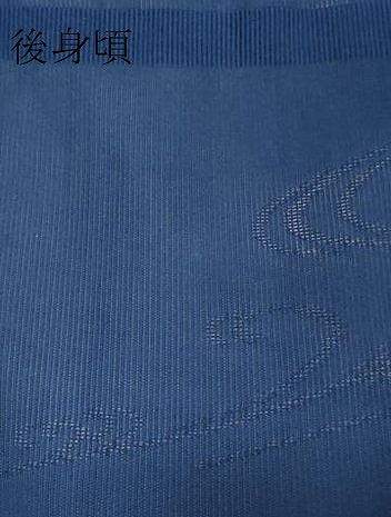 平和屋着物＊夏物 色無地 縦絽 流水紋紗 瑠璃紺色 正絹 逸品 CABB1723ou