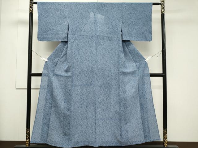 平和屋着物＊夏物 小紋 絽 枝葉尽くし 正絹 逸品 CABB1725ou