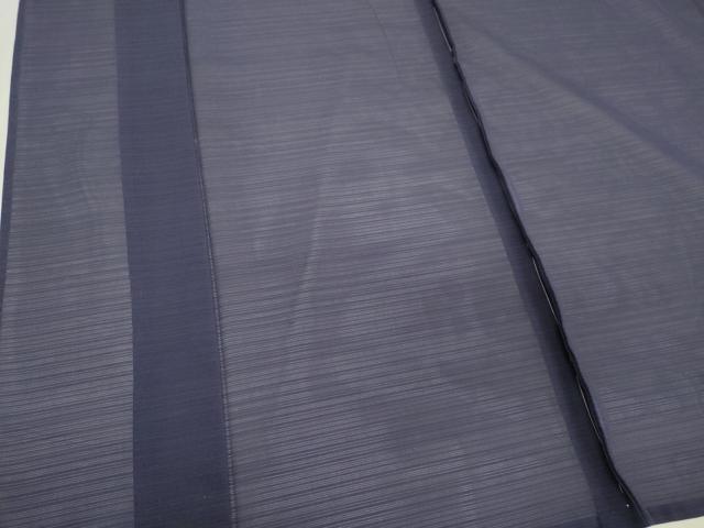 平和屋着物＊夏物 色無地 変わり絽 深紫色 正絹 逸品 未使用 CABB1728ou