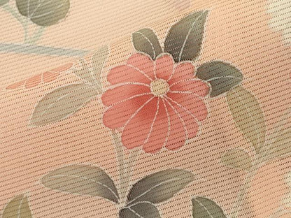 平和屋着物＊夏物 訪問着 絽 流水草花文 暈し染め 正絹 逸品 未使用 CABB1733ou