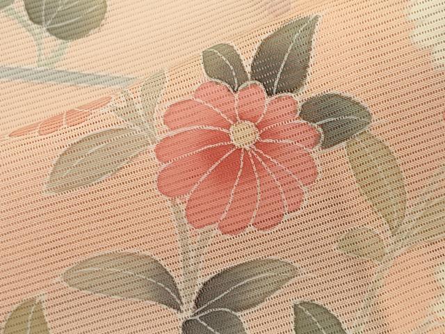 平和屋着物＊夏物 訪問着 絽 流水草花文 暈し染め 正絹 逸品 未使用 CABB1733ou