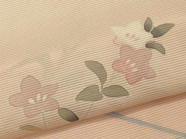 平和屋着物＊夏物 訪問着 絽 流水草花文 暈し染め 正絹 逸品 未使用 CABB1733ou