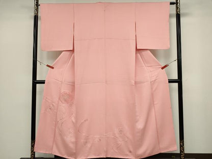 平和屋着物■豪華色留袖 刺繍 鏡裏花文 金糸 正絹 逸品 CABB1780ou