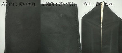 平和屋着物■豪華黒留袖 駒刺繍 鏡裏吉祥花文 暈し染め 金彩 正絹 逸品 CABB1782ou