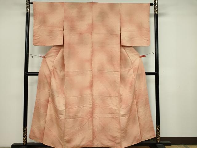 平和屋着物■上質な小紋　雪輪青海波地紋　暈し染め　正絹　逸品　CABB1794ou