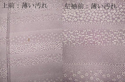 平和屋着物■江戸小紋　作家物　横段花文　正絹　逸品　CABB1810ou