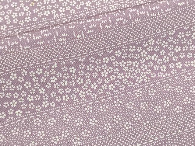 平和屋着物■江戸小紋　作家物　横段花文　正絹　逸品　CABB1810ou