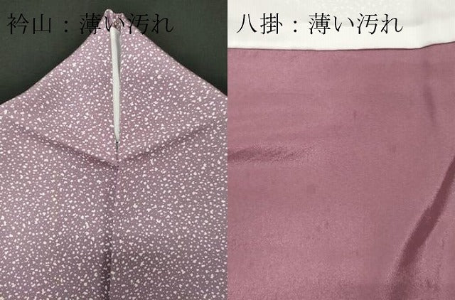 平和屋着物■上質な小紋 霞文 たたき染め 正絹 逸品 CABB1964ou