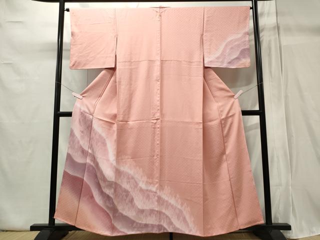 平和屋着物■訪問着 道長樹林文 暈し染め 正絹 逸品 CABB1966ou