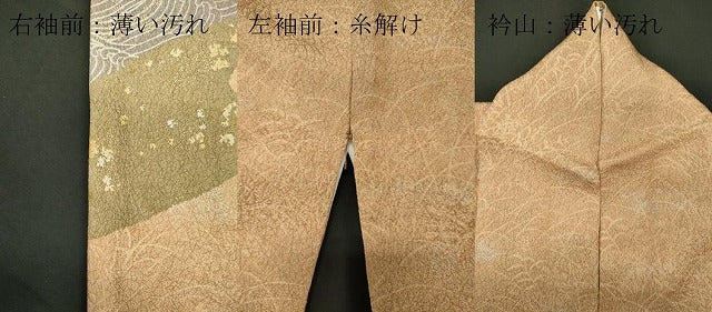 平和屋着物■訪問着 作家物 道長吉祥文 金銀彩 正絹 逸品 CABB1968ou
