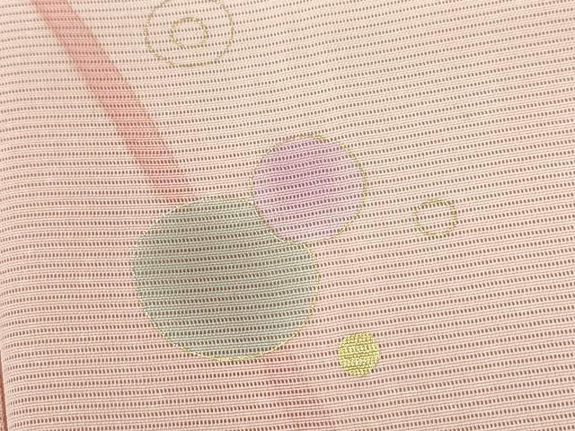 平和屋着物＊夏物　訪問着　絽　丸文　暈し染め　金銀彩　正絹　逸品　未使用　CABB2066ze 平和屋着物＊夏物 訪問着 絽 丸文 暈し染め 金銀彩 正絹 逸品