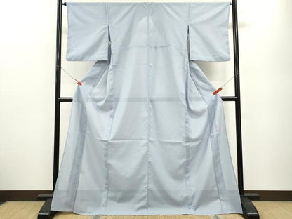 平和屋着物＊夏物 色無地 絽 淡藤色 洗える着物 CABB2069ze