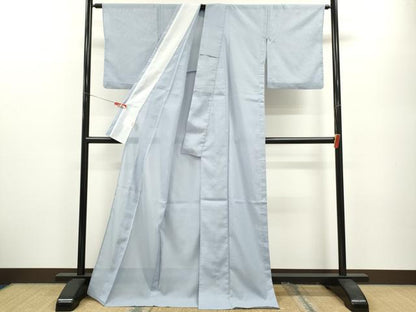 平和屋着物＊夏物 色無地 絽 淡藤色 洗える着物 CABB2069ze