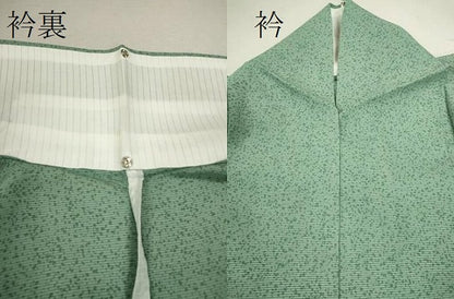 平和屋着物＊夏物 訪問着 絽 草花文 たたき染め 銀彩 正絹 逸品 CABB2074ze