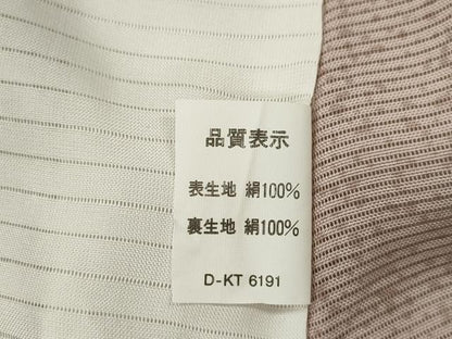 平和屋着物＊夏物 訪問着 絽 流水籬草花文 たたき染め 正絹 逸品 CABB2077ze