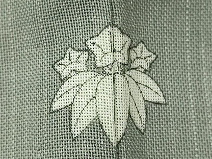 平和屋着物＊夏物 訪問着 紬地 草花文 正絹 逸品 CABB2078ze