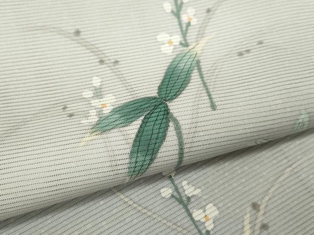 平和屋着物＊夏物 訪問着 絽 手描き 草花文 暈し染め 正絹 逸品 未使用 CABB2081ze