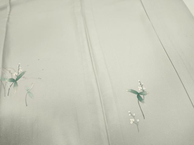 平和屋着物＊夏物 訪問着 絽 手描き 草花文 暈し染め 正絹 逸品 未使用 CABB2081ze