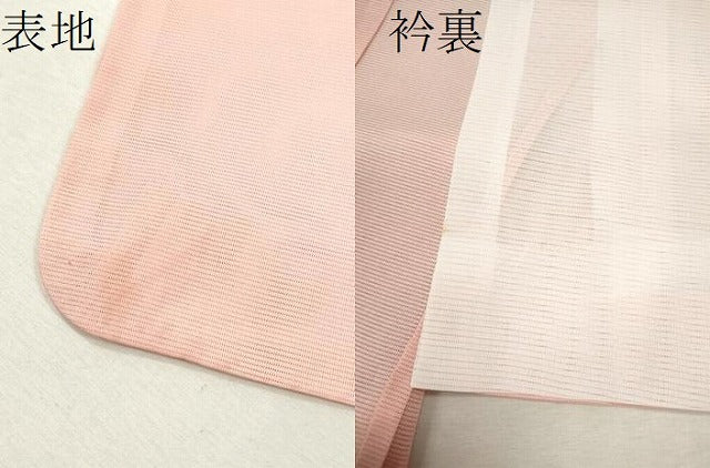 平和屋着物＊夏物 訪問着 絽 バラ 舞蝶文 金彩 洗える着物 CABB2082ze