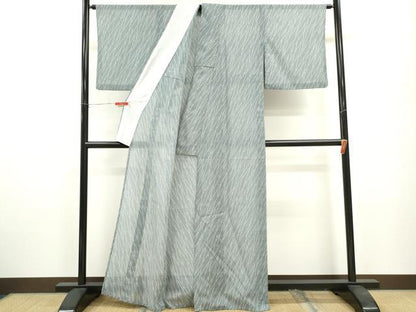 平和屋着物＊夏物 小紋 紗 吉祥文 洗える着物 CABB2085ze