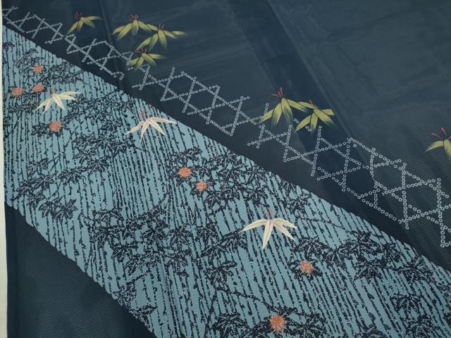 平和屋着物＊夏物　訪問着　絽　網目笹文　洗える着物　CABB2095ze 平和屋着物＊夏物 訪問着 絽 網目笹文 洗える着物 CABB2095ze