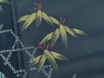 平和屋着物＊夏物 訪問着 絽 網目笹文 洗える着物 CABB2095ze