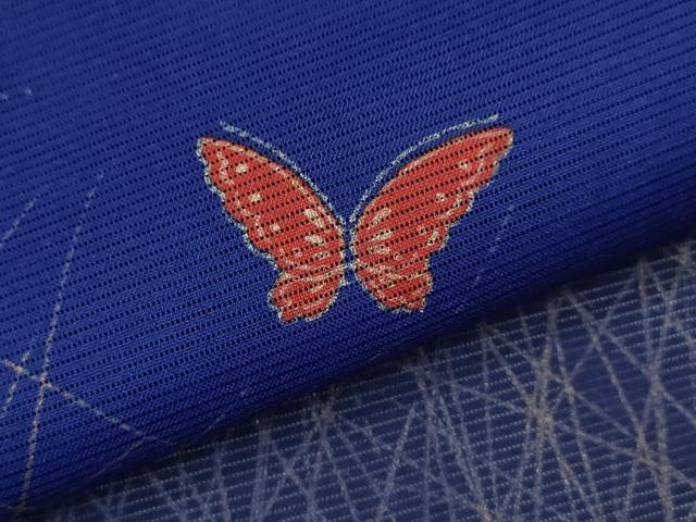 平和屋着物＊夏物 訪問着 絽 草木舞蝶文 暈し染め 金彩 洗える着物 CABB2097ze