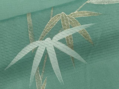 平和屋着物＊夏物　訪問着　絽　笹竹文　金銀彩　洗える着物　CABB2109ze
