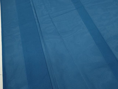 平和屋着物＊夏物 色無地 絽 青藍色 洗える着物 未使用 CABB2114ze