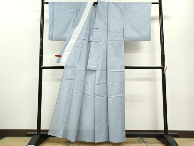 平和屋着物＊夏物 色無地 絽 淡藤色 洗える着物 CABB2121ze