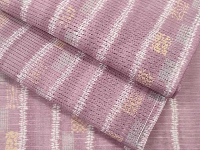 平和屋着物＊夏物 小紋 絽 吉祥間道 暈し染め 洗える着物 CABB2126ze