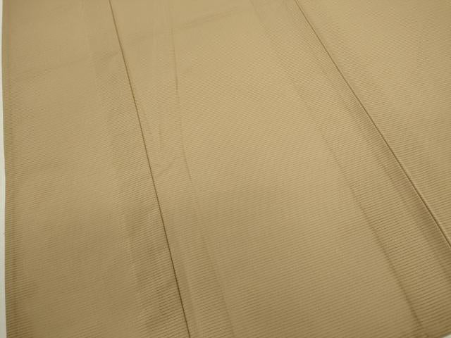 平和屋着物＊夏物 人間国宝・羽田登喜男監修 色無地 絽 榛色 さんび謹製 洗える着物 CABB2135ze