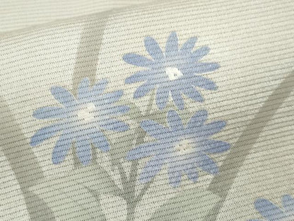 平和屋着物＊夏物　訪問着　絽　草花文　暈し染め　金銀彩　正絹　逸品　CABB2159ze