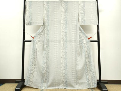 平和屋着物＊夏物 小紋 絽 吉祥花間道 正絹 逸品 CABB2162ze