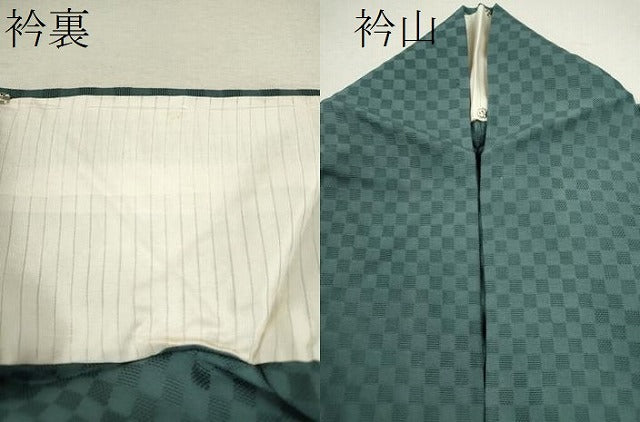 平和屋着物＊夏物　色無地　市松紋紗　正絹　逸品　未使用　CABB2176ze 平和屋着物＊夏物 色無地 市松紋紗 正絹 逸品 未使用 CABB2176zeの通販