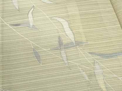 平和屋着物＊夏物 訪問着 変わり絽 枝垂れ柳文 暈し染め 銀彩 洗える着物 CABB2184ze