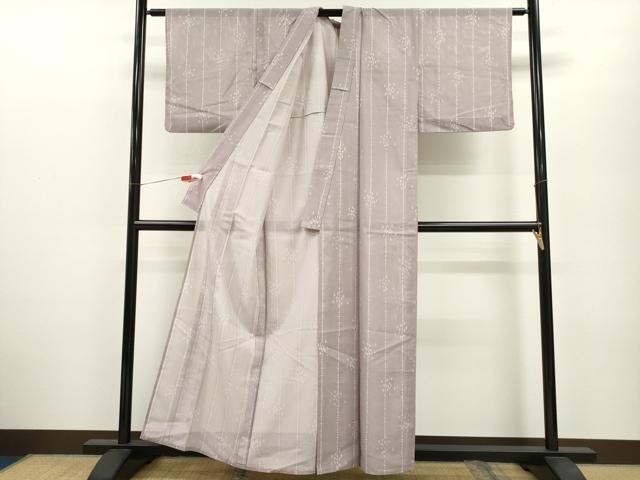 平和屋着物＊夏物 小紋 絽 吉祥間道 洗える着物 CABB2188ze