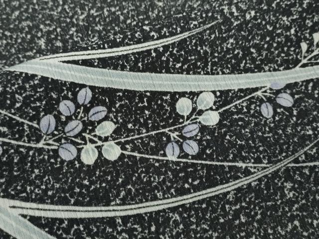 平和屋着物＊夏物　小紋　萩　たたき染め　洗える着物　CABB2213ze 平和屋着物＊夏物 小紋 萩 たたき染め 洗える着物 CABB2213ze