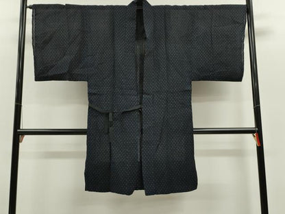 平和屋着物＊夏物 男性 羽織 上布 井桁 麻 逸品 CABB2222ze