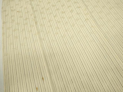 平和屋着物＊夏物 お召 捩り織 兎 正絹 逸品 CABB2224ze