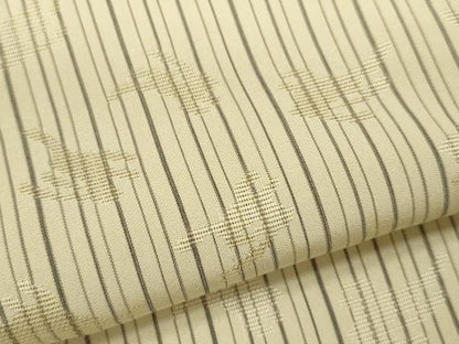 平和屋着物＊夏物 お召 捩り織 兎 正絹 逸品 CABB2224ze