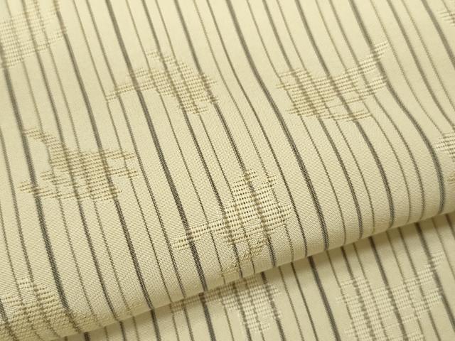 平和屋着物＊夏物 お召 捩り織 兎 正絹 逸品 CABB2224ze