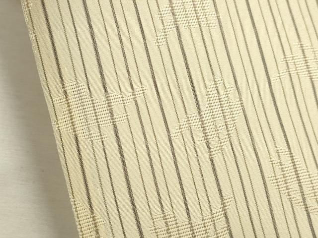 平和屋着物＊夏物 お召 捩り織 兎 正絹 逸品 CABB2224ze