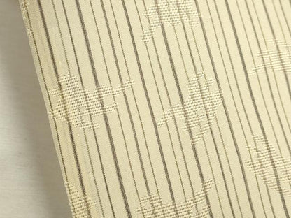 平和屋着物＊夏物 お召 捩り織 兎 正絹 逸品 CABB2224ze