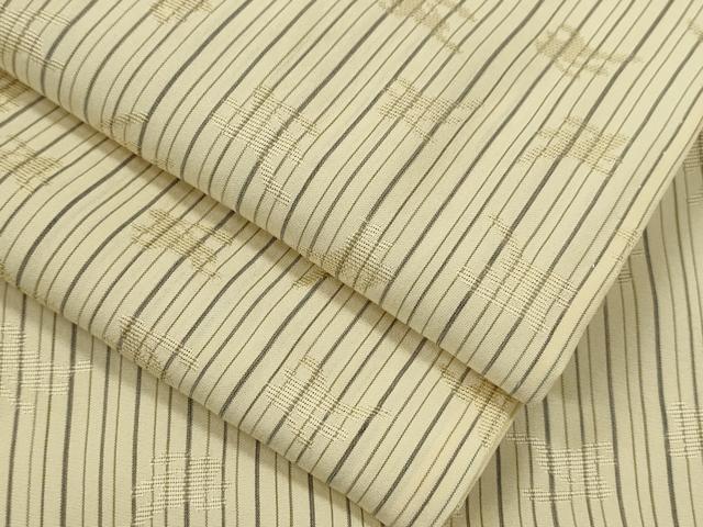 平和屋着物＊夏物 お召 捩り織 兎 正絹 逸品 CABB2224ze