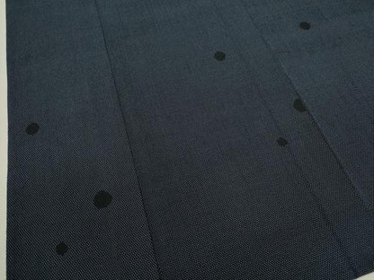 平和屋着物▽本塩沢 単衣 丸文 正絹 逸品 CABB2225ze