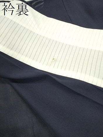 平和屋着物＊夏物　色無地　エ霞紋紗　紺色　正絹　逸品　未使用　CABB2226ze 平和屋着物＊夏物 色無地 エ霞紋紗 紺色 正絹 逸品 未使用